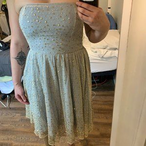 Glitzy cocktail dress